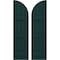 Ekena Millwork Americraft 4-Board (3 Batten) Wood Joined Board-n-Batten Shutters w/ Arch Top, ARW401BQ414X77FGH, PR ARW401BQ414X77FGH - alternate 1